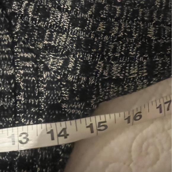 AFRM Black, White & Charcoal Textured Knit Sky Midi BodyCon Cutout Dress, size M - Picture 5 of 7